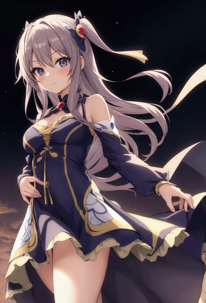 Anime girl with long black hair and blue eyes in uniform, anime moe art style, Anime visuals of cute girls, beautiful anime high school girl, anime style 4 k, anime girl wearing a black dress, pretty anime girl, Beautiful anime girl, clean detailed anime art, Cute anime girl, high detailed official artwork,Shinonome picture name,((high-level image quality,hightquality,Every detail,Well equipped,masterpiece)),Girl with a neat and clean atmosphere,Cute gestures of girls,1girl in,Solo