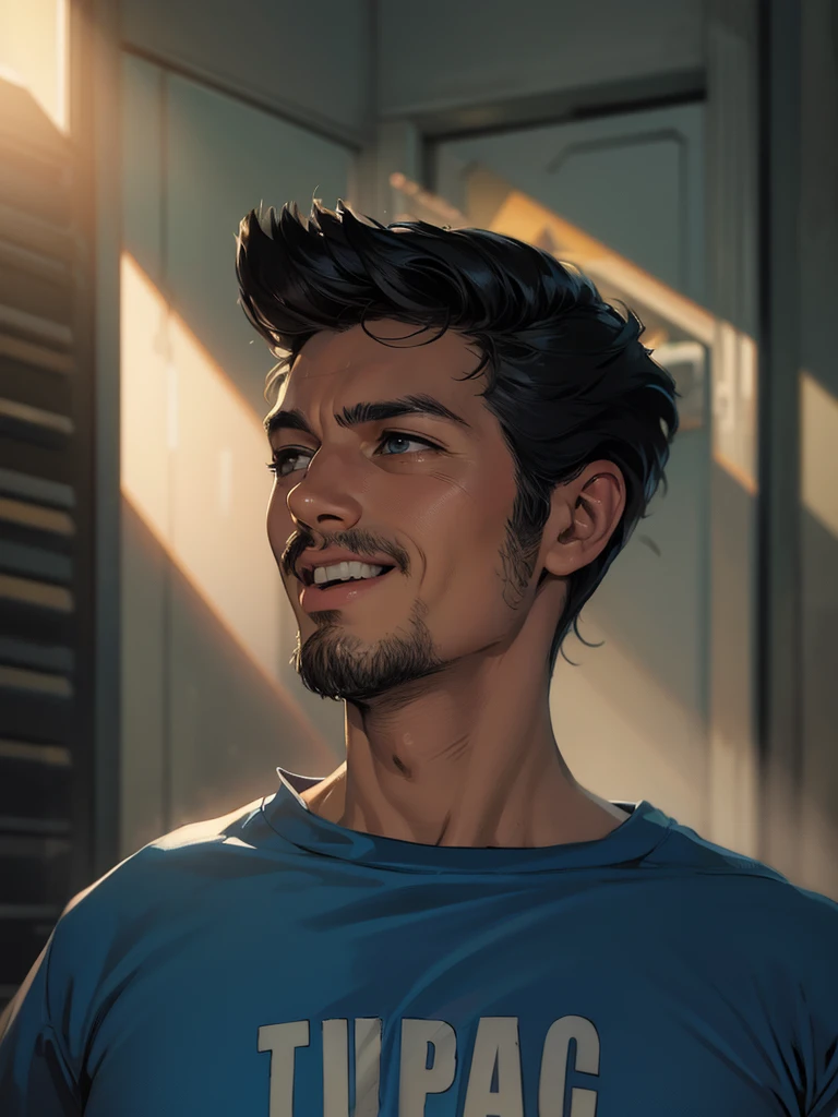 a comic style man, comic style character, comic book aesthetic, comic art, comic illustration, comic book style, cartoon style, comic book rendering, comic book shading, dynamic comic composition, vibrant comic colors, comic book panel layout, expressive comic book facial features, exaggerated comic book proportions, dynamic comic book poses, comic book onomatopoeia, comic book shading techniques, bold comic book linework, dynamic comic book framing, hand-drawn comic book textures, comic book halftone patterns, comic book special effects, comic book panel transitions, comic book dynamic camera angles, comic book visual sound effects, comic book inspired digital art, comic book inspired digital painting, (best quality,4k,8k,highres,masterpiece:1.2),ultra-detailed,(realistic,photorealistic,photo-realistic:1.37)