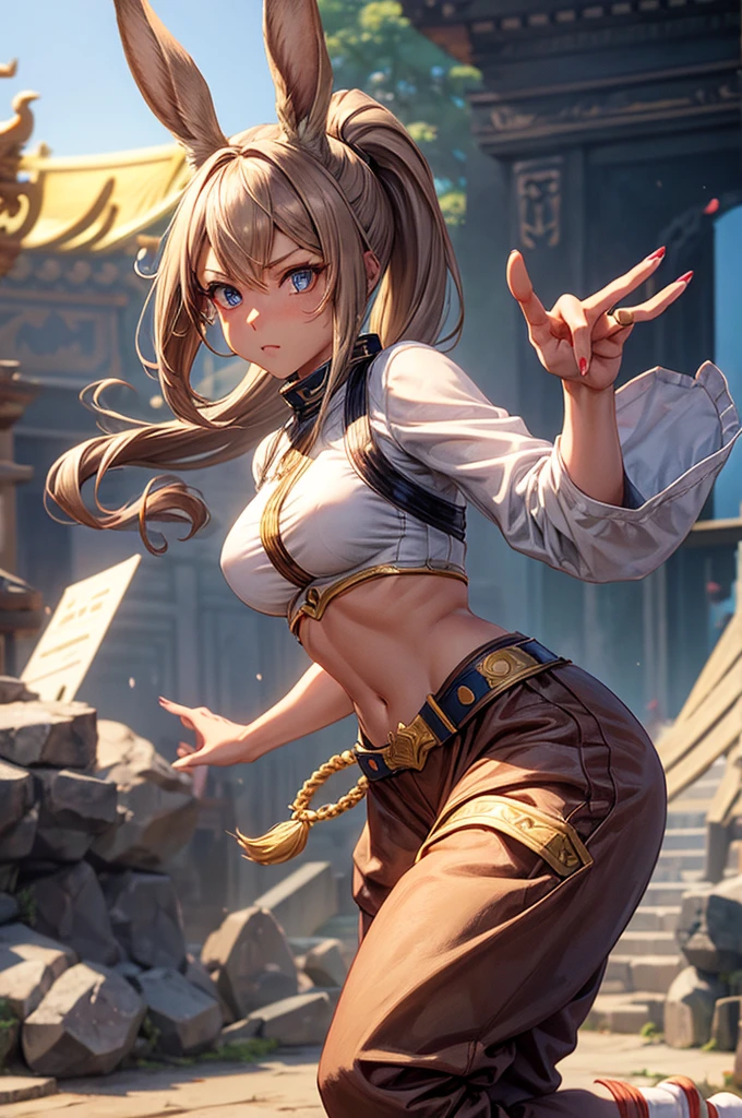 Naked woman with breastless armor accessories dance in a stage and open her legs, peeing dog pose, peeing, dog pose, urinating, wet, ahegao, on a crowd stage, show , show nipples, breast exposed, vagina exposed, openlegs, full body accessories, topless, crothless