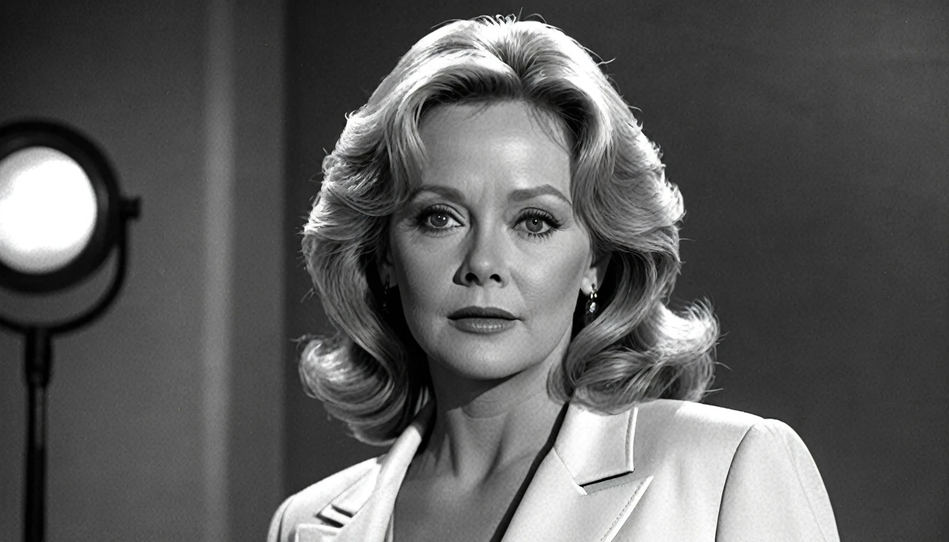 Supergirl1984s (((black/white clothes)))  real strong Jean Smart in the That '90s Show 2024((60 ys old)_; HD. Photograph, ((realism)), extremely high quality RAW photograph, ultra detailed photograph, sharp focus, high resolution, (detailed skin:1,3),high quality, film grain, Fujifilm XT3,Highly Detailed, movie, (Cinematic Photo:1.3) of (Realistic:1.3)