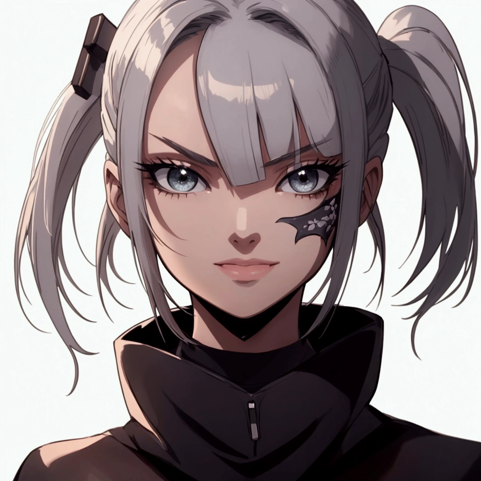 masterpiece), best quality, high resolution 1girl bob cut medium hair standing alone cowl headband profile image looking at viewer beautiful eyes beautiful face extremely detailed