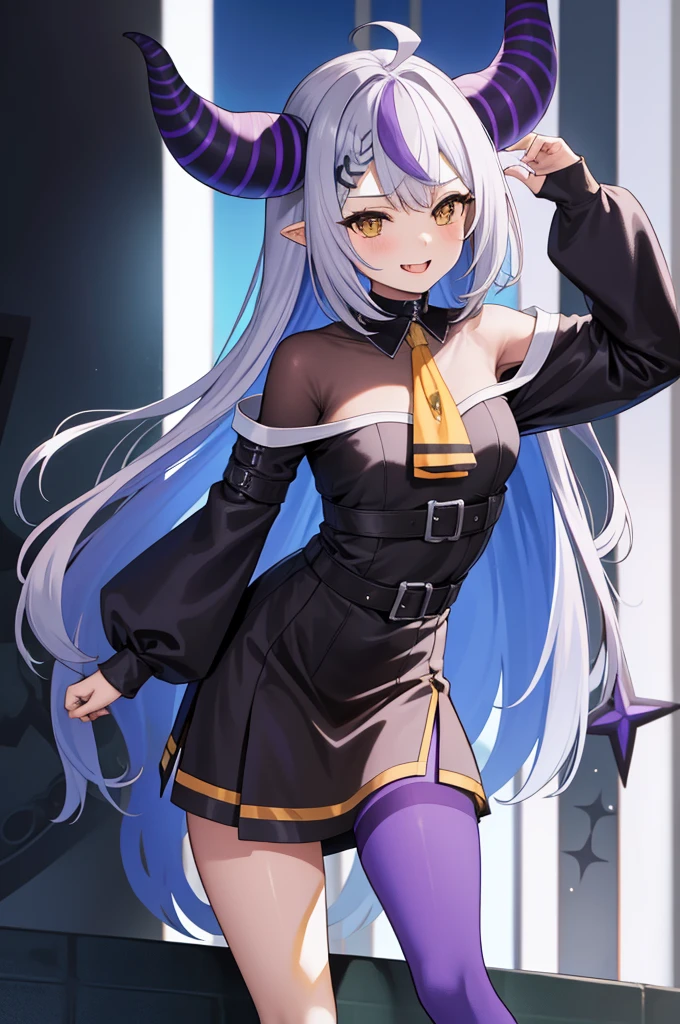 1 girl, (nude,flat chest,nipple,spread your pussy,No correction,NSFW)、Halloween backgrounds、witch hat、Silver hair twintails、Horizontal striped stockings