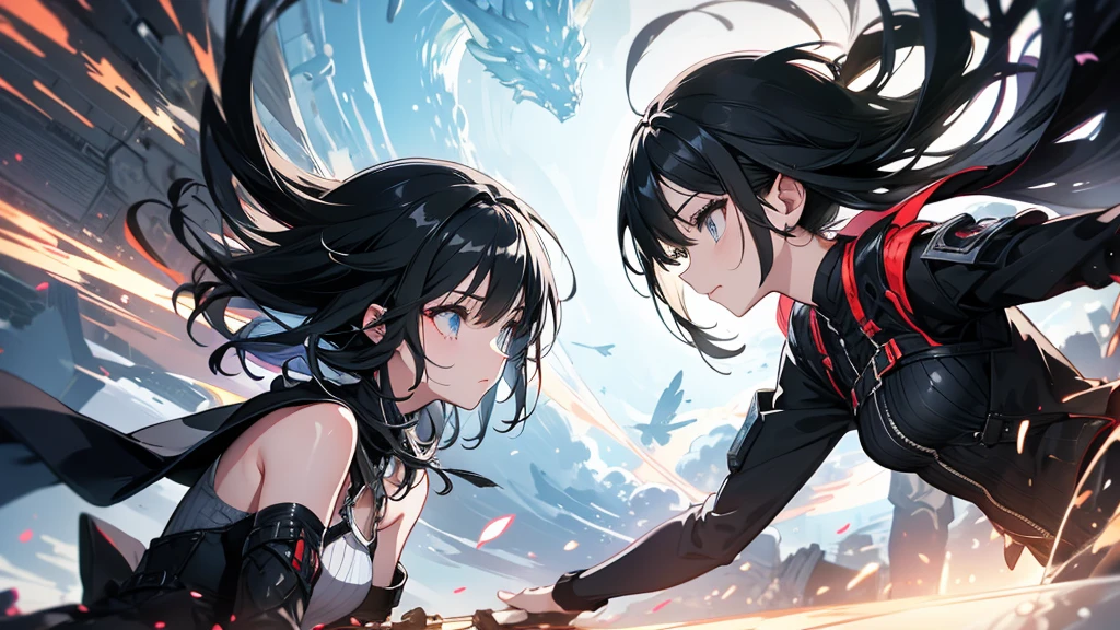 Battle in the Skies, Secret Weapon Girl,black hair