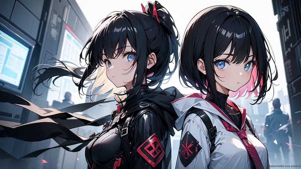 Battle in the Skies, Secret Weapon Girl,black hair