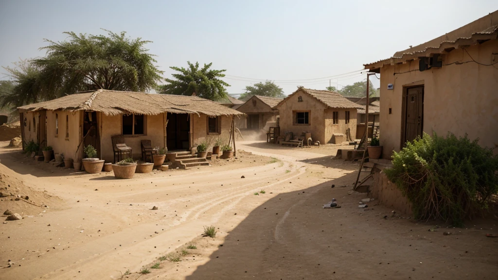 village dry and dusty wayt