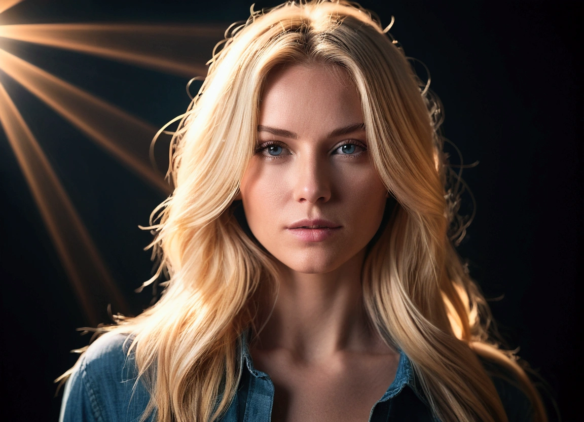 cinematic photo Professional photography of long hair blonde woman) (from the front showing her and pussy ) n-4 f1.8 hd wallpaper photograph trending on instagram 4k award winning photo 8 k detailed hyper realistic cinematic shot beautiful volumetric lighting octane render unreal engine 5 rendered with nanite canon eos r3 fujifilm x - t 30 sony alpha gw 6 0 d mark iv lens flare lights dark . 35mm photography, film, bokeh, Professional, 4k, highly detailed