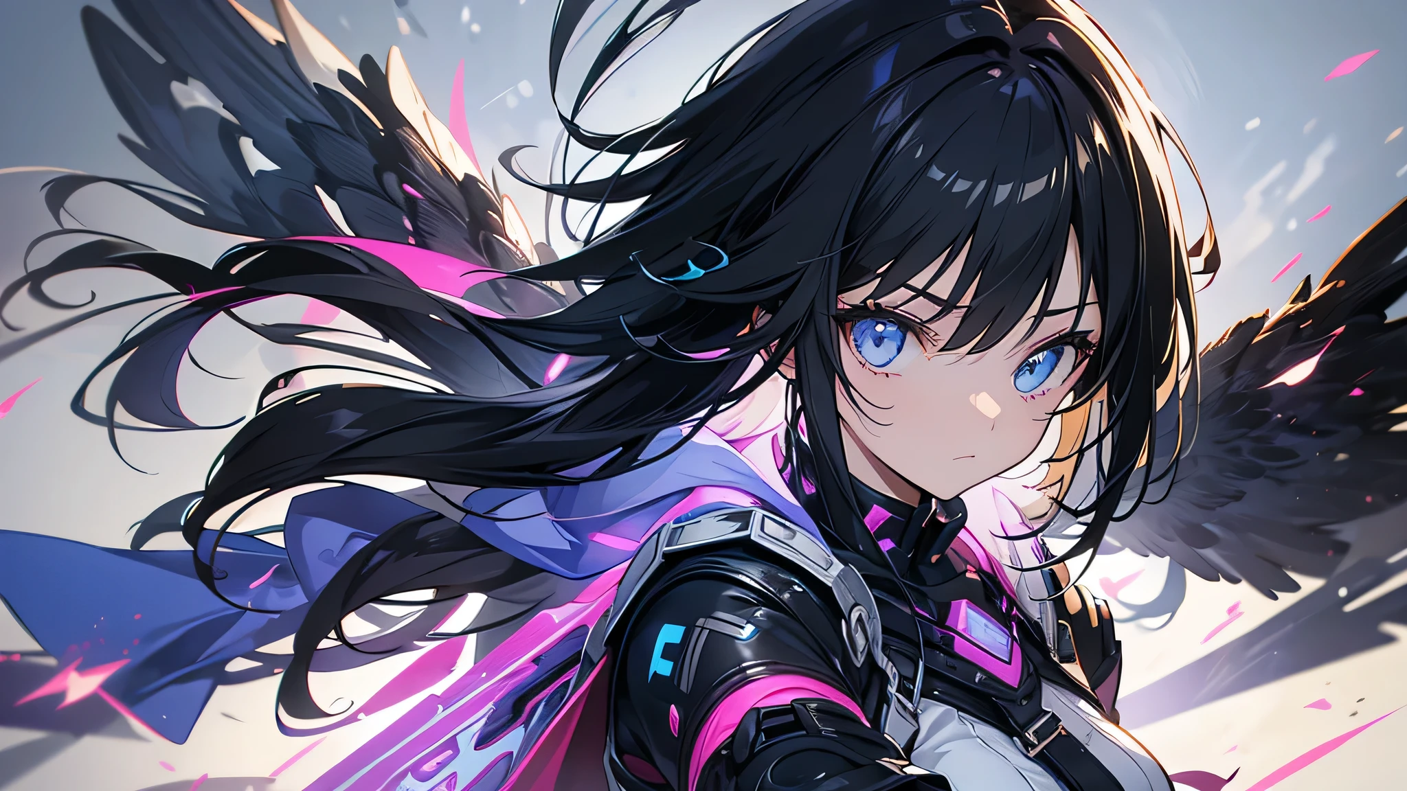 Battle in the Skies, Secret Weapon Girl,black hair