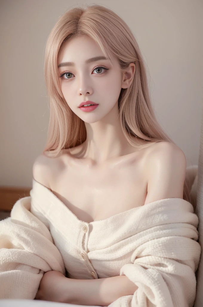 (high details:1.4)、(surrealism:1.4)、(soft lighting:1.05)、32,000、1 woman、realistic lighting、face lighting、ray tracing、(brightened light:1.2)、(improve quality:1.4)、(Realistic textured skin of the highest quality:1.4)、original photo, lifelike, full body woman love, bed, soggy, big bust, stylish hairstyle, pale skin, black eye, pink lips, (Beloved), (:1.1), ~Through, detailed background, detailed face, delicate eyes, good hair, Anatomically correct body, elastic skin, make up, masterpiece
