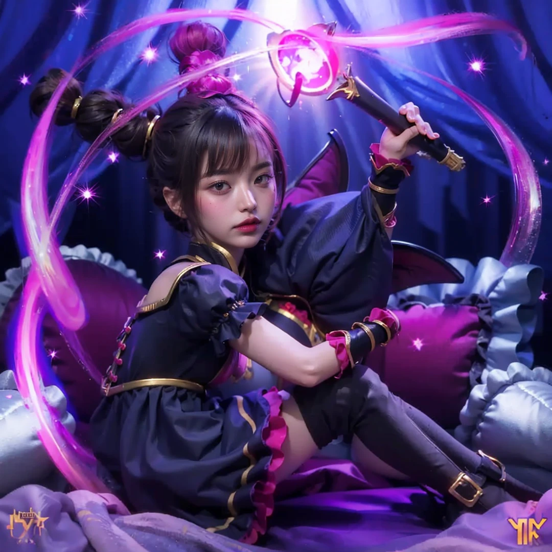 close up of a girl or woman (K-Pop idol), detailed hair , big booobs ,  shadowbringers cinematic, 4 k detail fantasy, a beautiful fantasy empress, game cg, xianxia fantasy, xianxia hero, 2. 5 d cgi anime fantasy artwork, cinematic goddess close shot, ruan jia and artgerm, wow 4 k detail fantasy, hyper-detailed fantasy character, high definition, hyper- detailed,perfect, fantastic, detailed facial and body skin texture, detail vagina (pussy), detail eyes, detailed everything, hyper ultra realistic.