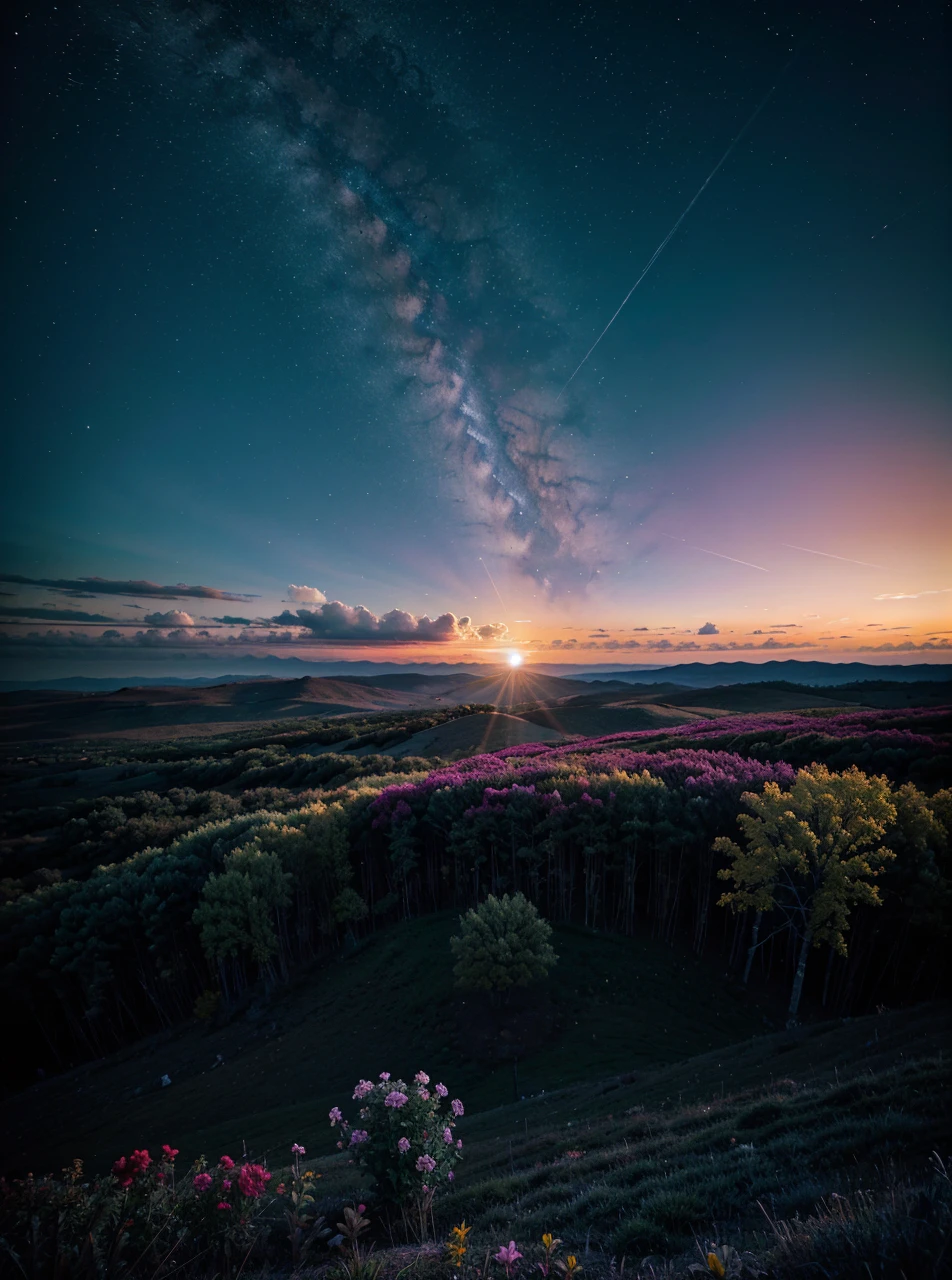 Make the atmosphere more beautiful than you can imagine. The colors are more beautiful.