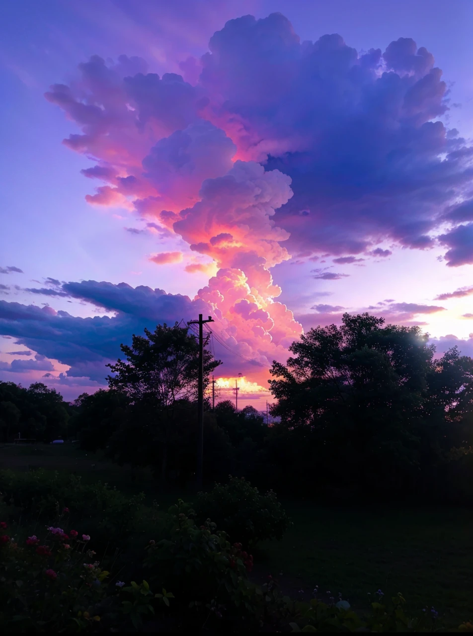 Make the atmosphere more beautiful than you can imagine. The colors are more beautiful.