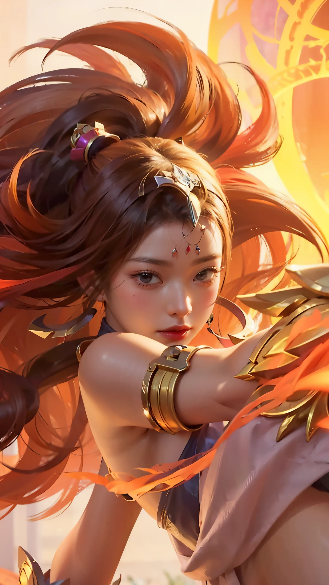 close up of a girl or woman (K-Pop idol), detailed hair , big booobs ,  shadowbringers cinematic, 4 k detail fantasy, a beautiful fantasy empress, game cg, xianxia fantasy, xianxia hero, 2. 5 d cgi anime fantasy artwork, cinematic goddess close shot, ruan jia and artgerm, wow 4 k detail fantasy, hyper-detailed fantasy character, high definition, hyper- detailed,perfect, fantastic, detailed facial and body skin texture, detail vagina (pussy), detail eyes, detailed everything, hyper ultra realistic.