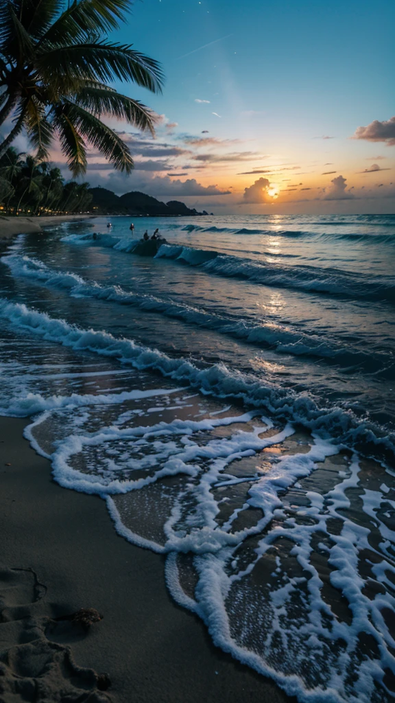 Tropical Beach　Night view