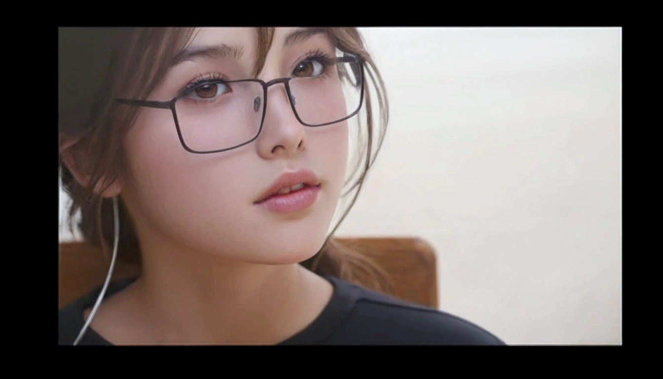best quality, works, (realistic: 1,2), 1 fille, brown-hair, Brown eyes, front, Detailed face, nice eyes
