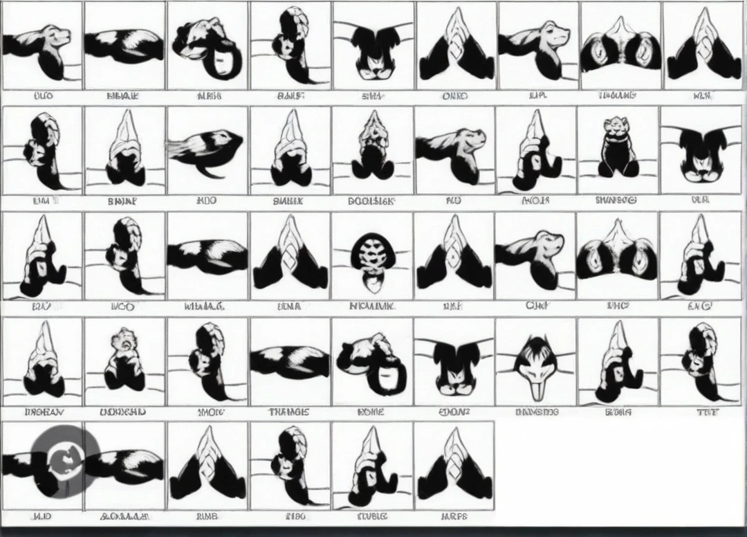 Tiger, Rat, dragon,Bird, Horse,Snake, Monkey, Ox, Ram make this hand sign performing 