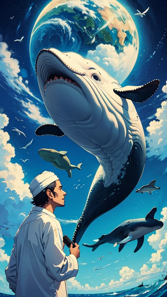 Prophet Yunus and a whale
