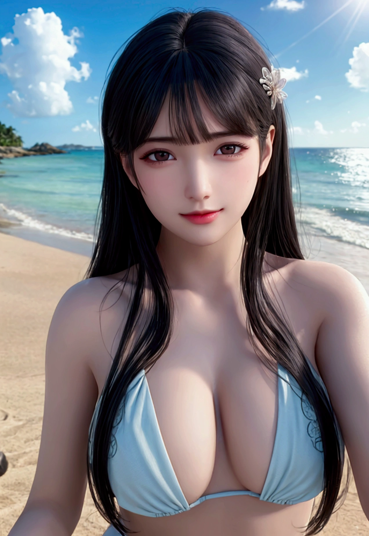 Sexy Young Family with Sun-Kissed Skin and Glossy Beach Waves Hair
Type of Image: Photorealistic photorealistic depiction of a sexy young family with sun-kissed skin and glossy beach waves hair. The image is set in a tropical nude beach setting, showcasing detailed facial features and eyes. The scene captures the warmth of the sun and the sensuality of the characters in a professional manner. The lighting is warm, enhancing the overall mood and atmosphere of the image.
Photorealism, Sensual, Beach photography, Sensual art,High-quality artwork, detailed facial features, warm lighting, high resolution
Camera Lens: 85mm