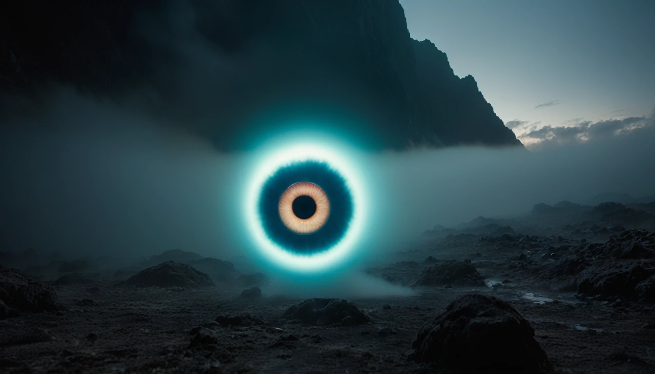 (a floating gaseous eyeball), creature, horror, ectoplasm, ghost, translucent, (nightmare), chaos, masterpiece, best quality, (intricate details), (****), eldritch, glow, glowing eyes, horror, misty, ectoplasm, translucent, volumetric lighting, unique pose, dynamic pose, dutch angle, 35mm, anamorphic, lightroom, cinematography, film grain, HDR10, 8k hdr, Steve McCurry, ((cinematic)), RAW, color graded portra 400 film, remarkable color, 