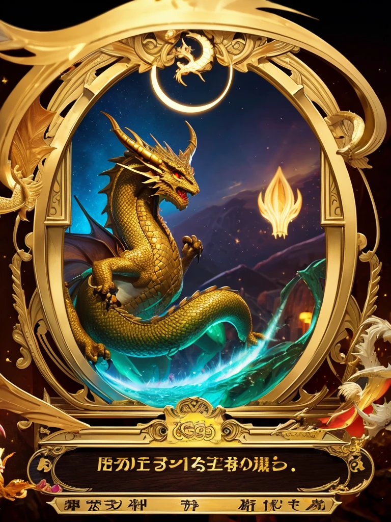 dragon　gold　Fortune telling　Dragon