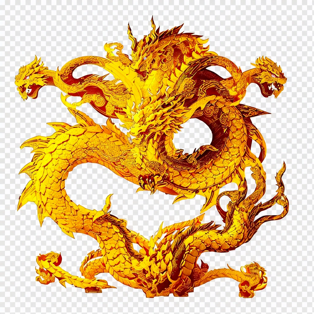 a BLACK GOLD dragon statue with a dragon head on it's back, golden dragon, smooth chinese dragon, chinese dragon engrave, chinese dragon, china silk 3d dragon, ancient chinese ornate, fire flaming dragon serpent, dragon design language, chinese dragon concept art, chinese dragons fighting, golden chinese text, loong, yellow dragon head festival, ancient china art style