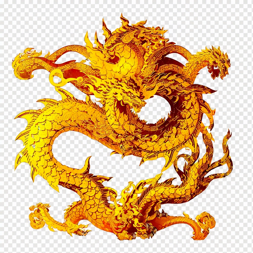 a BLACK GOLD dragon statue with a dragon head on it's back, golden dragon, smooth chinese dragon, chinese dragon engrave, chinese dragon, china silk 3d dragon, ancient chinese ornate, fire flaming dragon serpent, dragon design language, chinese dragon concept art, chinese dragons fighting, golden chinese text, loong, yellow dragon head festival, ancient china art style