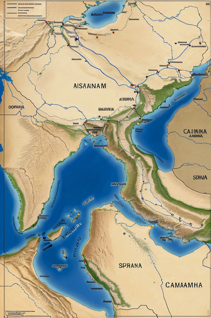 A map or series of images showing the rapid expansion of Islamic territory under the Rashidun and Umayyad Caliphates, reaching across North Africa, Spain, Persia, and parts of India