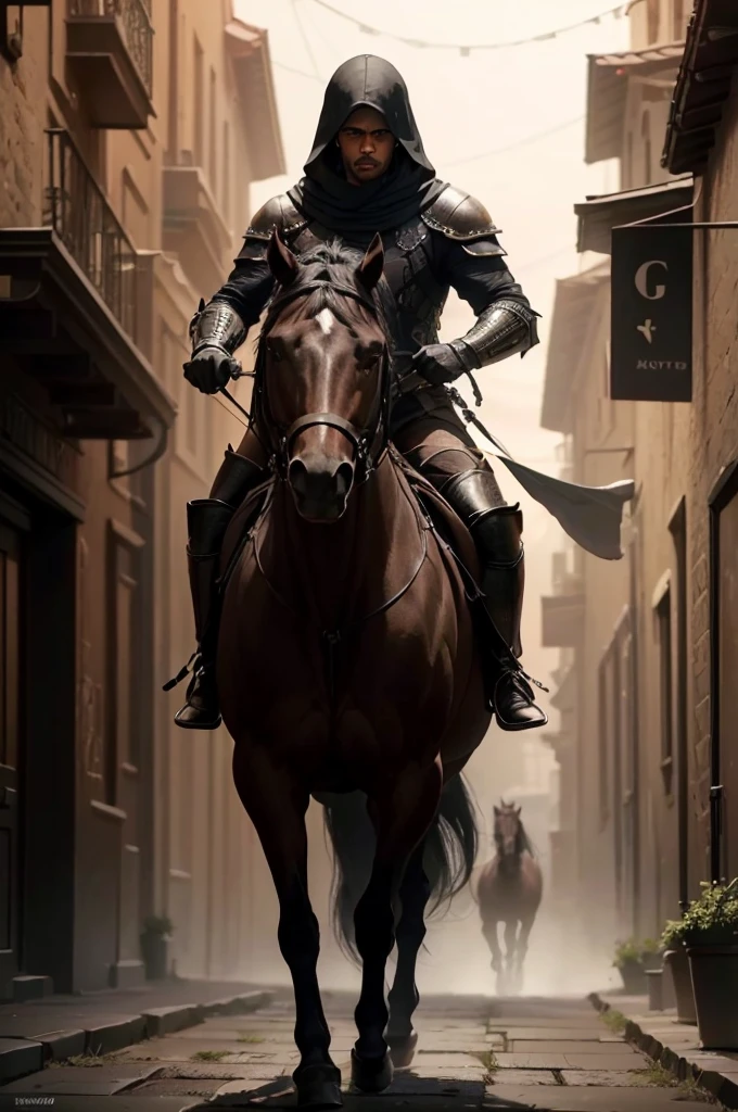 A black stallion in a vast, empty field, (best quality,8k,highres,masterpiece:1.2),ultra-detailed,(realistic,photorealistic,photo-realistic:1.37),stunning landscape, dramatic lighting, intricate details, cinematic composition, moody atmosphere, muted color palette, powerful equine presence