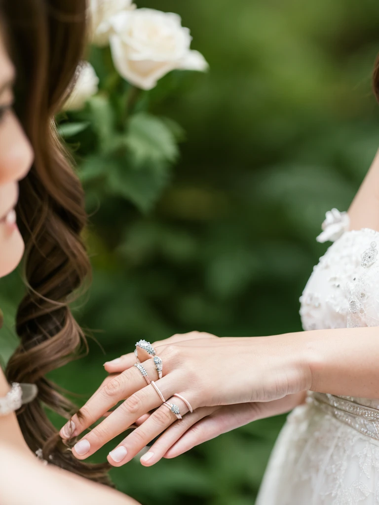 Hand with a wedding ring