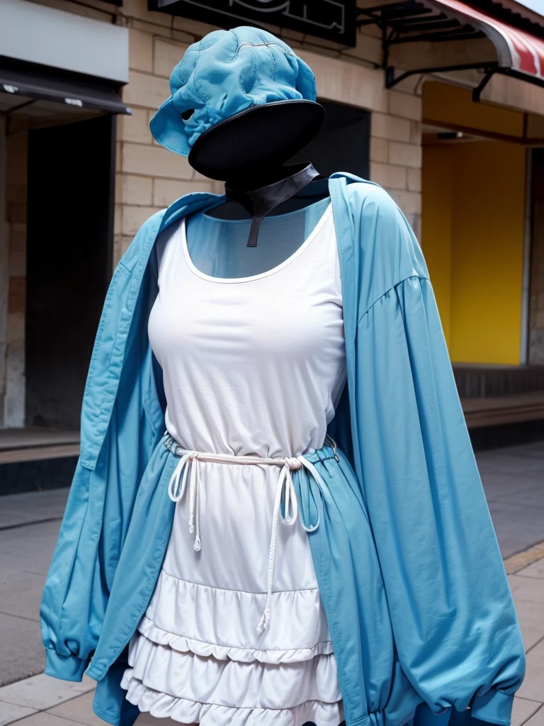 Layer dress (invisible, no humans, Headless, Faceless:1.5), cute big breasts, Ridiculous, High resolution, Super detailed, clothing details,cute big