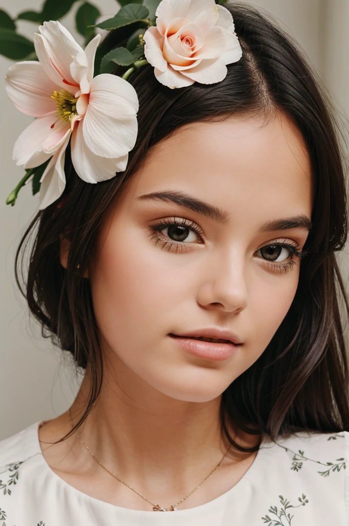 I want a flower image with small pattern