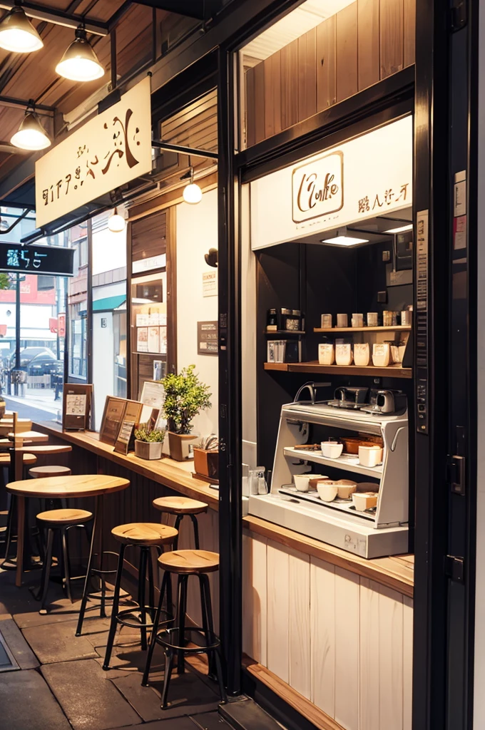Background、Stylish cafe,coffee,Beautiful latte art