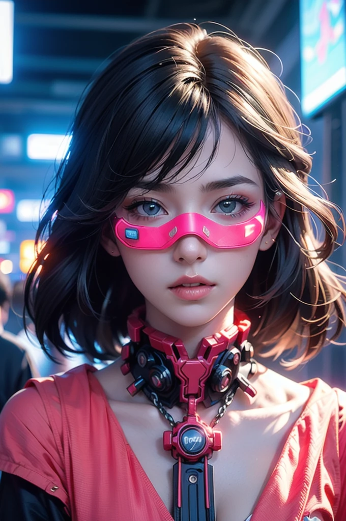 1girl,cyberpunk,science fiction,(head-mounted display:1.3),glowing,vr glasses,vaporwave,
Best quality,masterpiece,ultra high res,highly detailed, 8k, artstation, concept art, HD,âultra detailed, no blur, trending on artstation, by Alphonse Mucha, generous, warm light, bright, vivid, beautiful, intricate, elegant, perfect composition, whole atmosphere, cinematic, dramatic ambient, rich vibrant colors, full complex, fantastic epic, thought, advanced, professional, winning awarded, singular, best, emotional, gorgeous, marvelous, romantic, flowing, enhanced, color, pure, attractive, fascinating, hopeful, shiny, magnificent