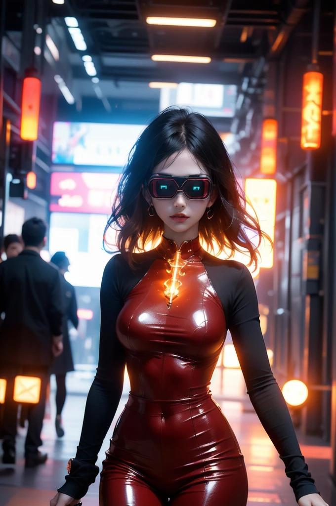 1girl,cyberpunk,science fiction,(head-mounted display:1.3),glowing,vr glasses,vaporwave,
Best quality,masterpiece,ultra high res,highly detailed, 8k, artstation, concept art, HD,âultra detailed, no blur, trending on artstation, by Alphonse Mucha, generous, warm light, bright, vivid, beautiful, intricate, elegant, perfect composition, whole atmosphere, cinematic, dramatic ambient, rich vibrant colors, full complex, fantastic epic, thought, advanced, professional, winning awarded, singular, best, emotional, gorgeous, marvelous, romantic, flowing, enhanced, color, pure, attractive, fascinating, hopeful, shiny, magnificent