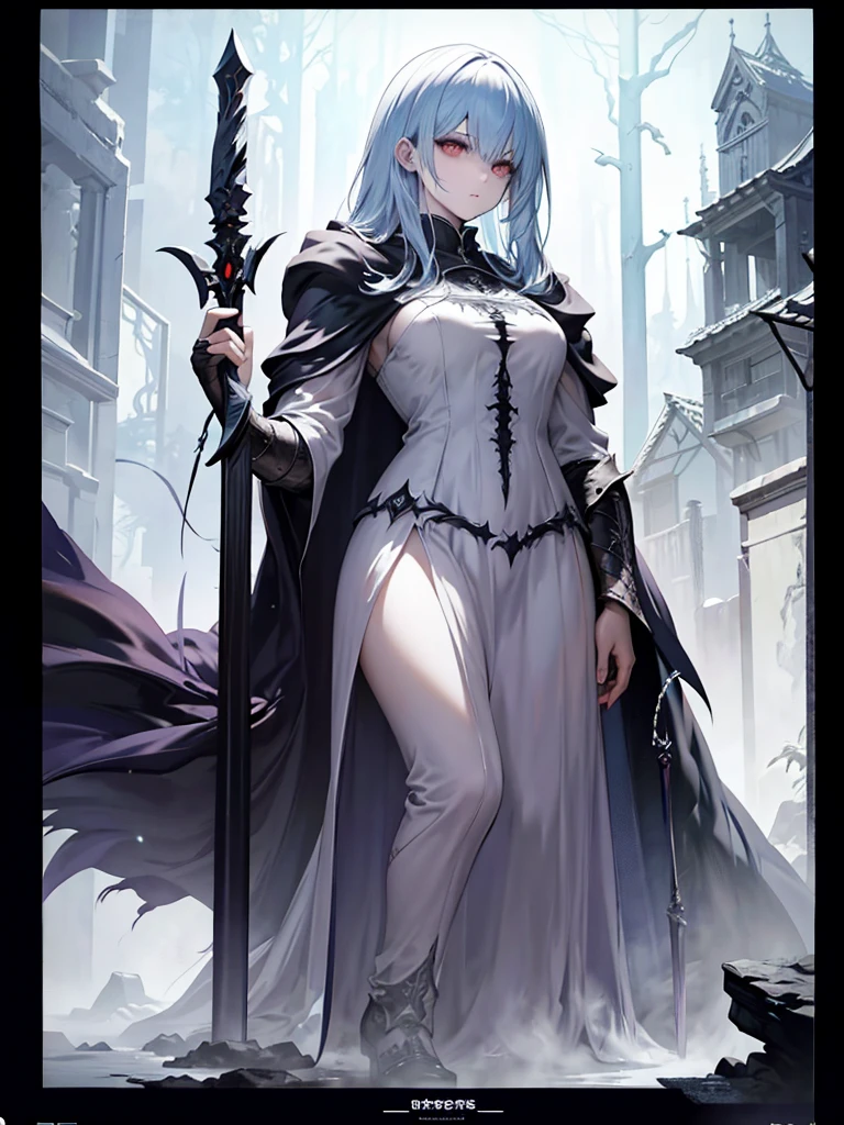 arafed image of a man in a cloak and a sword, berserk art style, dark fantasy style art, an ominous fantasy illustration, by Yang J, dark fantasy style, in style of dark fantasy art, dark fantasy illustration, dark fantasy concept art, epic fantasy digital art style, dark fantasy artwork, dark concept art, guillem h. pongiluppi
