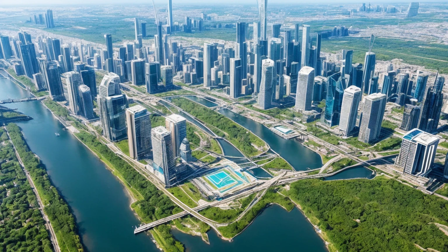 (Best quality,4K,8K,A high resolution,Masterpiece:1.2),Ultra-detailed,(Realistic,Photorealistic,photo-realistic:1.37),Futuristic floating city,Futuristic technology,Huge urban high-tech tablet platform,Airship,Floating in the sky,Futuristic city,Small airships around,High-tech hemispherical platform,Colorful lights,Advanced architecture,modernn architecture,skyscrapper,Access the cloud,Scenic beauty,view over city,Impressive design,Blend seamlessly with nature,energetic and vibrant atmosphere,Futuristic transportation system,Parking is suspended,Transparent path,Lush greenery,Sky gardens,cascading waterfalls,Magnificent skyline,reflections on the water,Sparkling river,Architectural innovation,futuristic skyscrapers,Transparent dome,The shape of the building is unusual,Elevated walkway,Impressive skyline,Glowing lights,Futuristic technology,Minimalist design,Scenic spots,Panoramic view,Cloud Piercing Tower,Vibrant colors,epic sunrise,epic sunset,Dazzling light display,magical ambiance,The future city,Urban Utopia,LuxuryLifestyle,Innovative energy,sustainable development,Smart city technology,Advanced infrastructure,Tranquil atmosphere,Nature and technology live in harmony,Awesome cityscape,Unprecedented urban planning,Architecture connects seamlessly with nature,High-tech metropolis,A cutting-edge engineering marvel,The future of urban living,Visionary architectural concept,Energy-efficient buildings,Harmony with the environment,A city floating above the clouds,Utopian dreams become reality,The possibilities are endless,State-of-the-art transportation network,Green energy integration,Innovative materials,Impressive holographic display,Advanced communication system,Breathtaking aerial view,Quiet and peaceful environment,Modernist aesthetics,Ethereal beauty