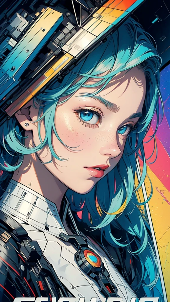 (((masterpiece, highest quality))),(((solo:1.2))),(((1girl:1.2))),32k wallpaper, very detailed, poster, vintage science fiction,(((((geometric cinematic movie poster))))), (bauhaus), shape,(((abstract))),(mid century modern),movie poster,(((((portfolio))))),(((((Close-up))))),(((((bust up))))),((((more various angle)))),(((highlight))),Vast landscape,((((heterochromia)))),(((complete. detailed face))),(((Extremely talented))),(((most complecated machine))),Colorful color scheme
