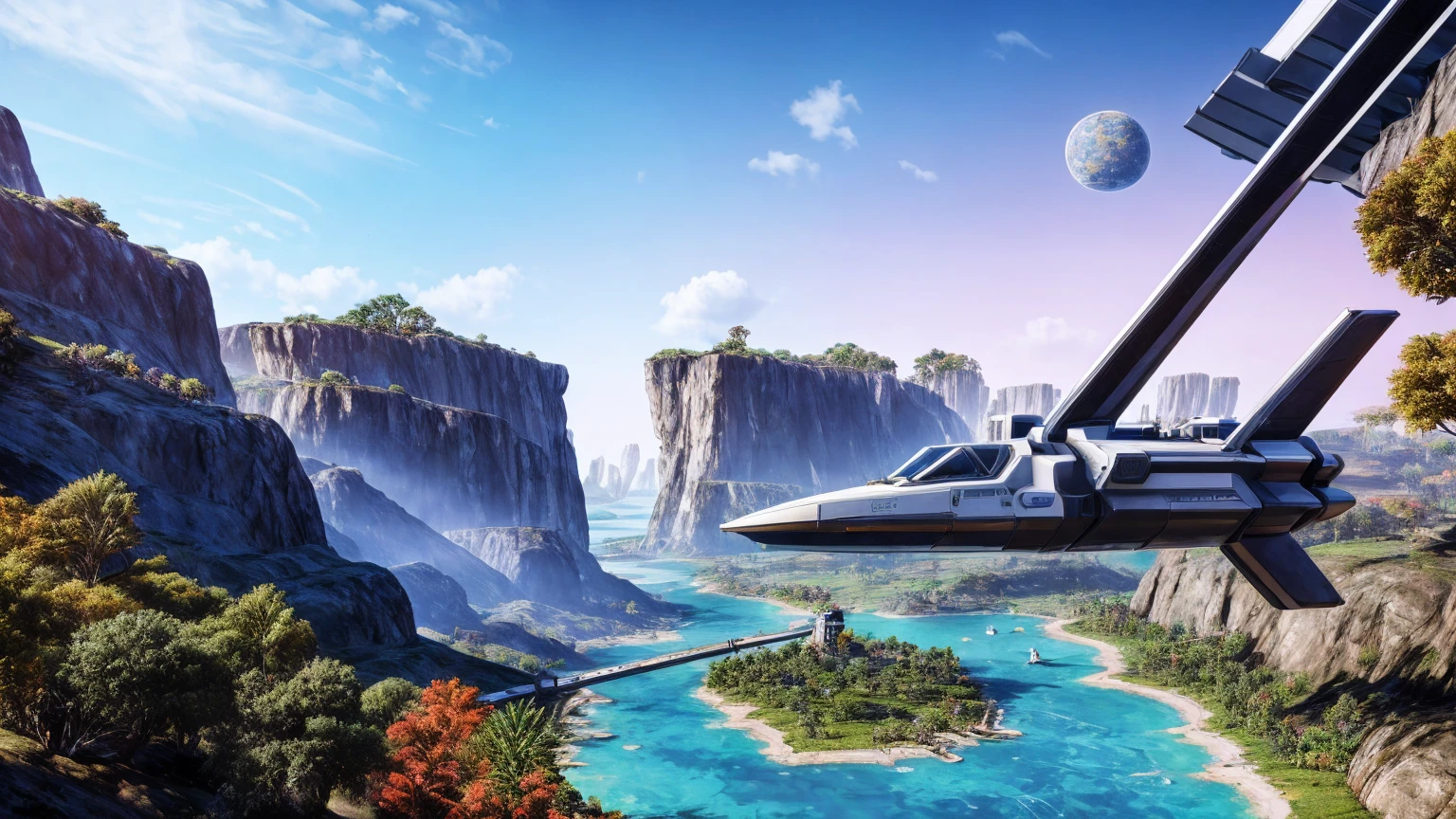 (Best quality,4K,8K,A high resolution,Masterpiece:1.2),Ultra-detailed,(Realistic,Photorealistic,photo-realistic:1.37),Futuristic floating city,Futuristic technology,Huge urban high-tech tablet platform,Airship,Floating in the sky,Futuristic city,Small airships around,High-tech hemispherical platform,Colorful lights,Advanced architecture,modernn architecture,skyscrapper,Access the cloud,Scenic beauty,view over city,Impressive design,Blend seamlessly with nature,energetic and vibrant atmosphere,Futuristic transportation system,Parking is suspended,Transparent path,Lush greenery,Sky gardens,cascading waterfalls,Magnificent skyline,reflections on the water,Sparkling river,Architectural innovation,futuristic skyscrapers,Transparent dome,The shape of the building is unusual,Elevated walkway,Impressive skyline,Glowing lights,Futuristic technology,Minimalist design,Scenic spots,Panoramic view,Cloud Piercing Tower,Vibrant colors,epic sunrise,epic sunset,Dazzling light display,magical ambiance,The future city,Urban Utopia,LuxuryLifestyle,Innovative energy,sustainable development,Smart city technology,Advanced infrastructure,Tranquil atmosphere,Nature and technology live in harmony,Awesome cityscape,Unprecedented urban planning,Architecture connects seamlessly with nature,High-tech metropolis,A cutting-edge engineering marvel,The future of urban living,Visionary architectural concept,Energy-efficient buildings,Harmony with the environment,A city floating above the clouds,Utopian dreams become reality,The possibilities are endless,State-of-the-art transportation network,Green energy integration,Innovative materials,Impressive holographic display,Advanced communication system,Breathtaking aerial view,Quiet and peaceful environment,Modernist aesthetics,Ethereal beauty