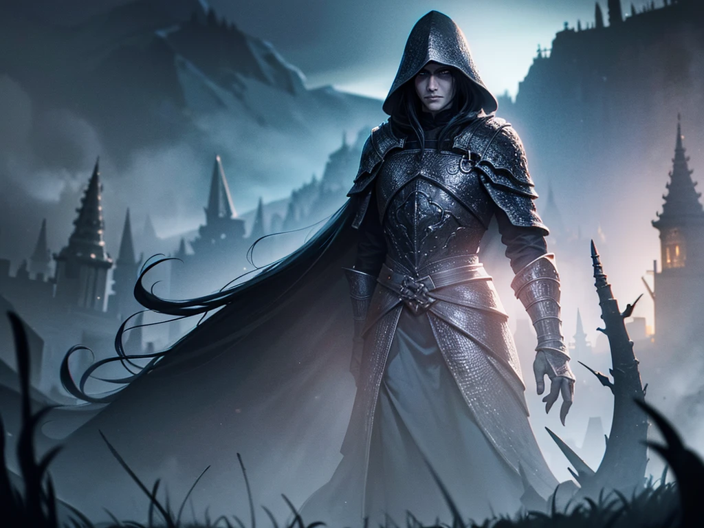 dark fantsy, dark souls, elden ring, night, landscape