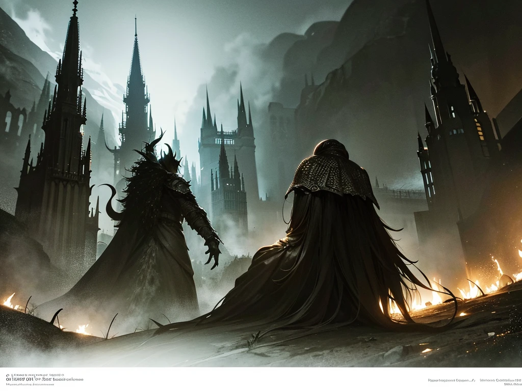dark fantsy, dark souls, elden ring, night, landscape