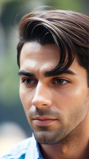 Make an Adelsonian man focus on the face