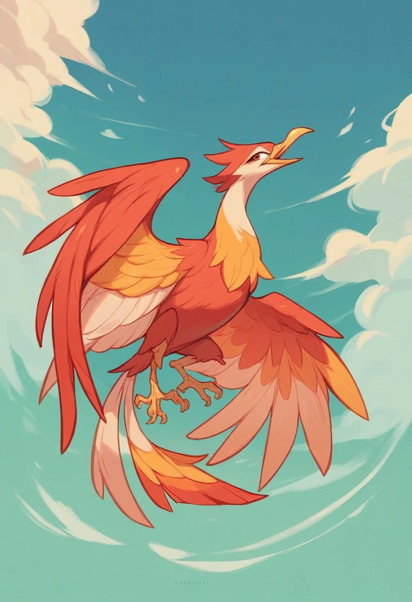 (Low contrast ), Color fantasystyle Phoenix