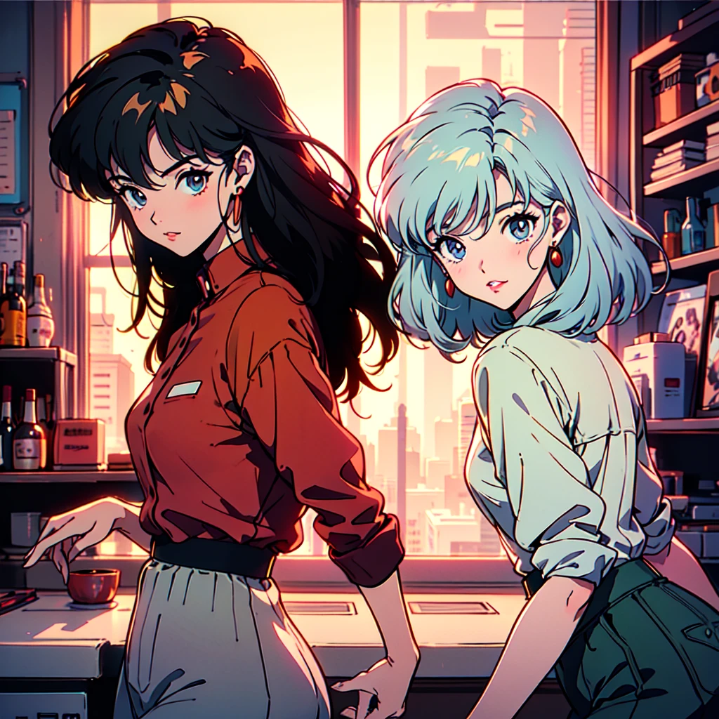 supper:
A young and vibrant character, with typical 80s anime characteristics, is lying in his bed, listening to music on your headphones. He seems calm and immersed in the melody. The room is cozy, with retro style decor from the 80s.
scenario:
A large glass window at the back of the room shows an external scene of intense rain. Raindrops run down the window, creating a melancholic and nostalgic effect. The lighting inside the room is soft, with diffused lights that highlight the contrast between the cozy indoor environment and the rainy weather outside.
Atmosphere and Visual Style: