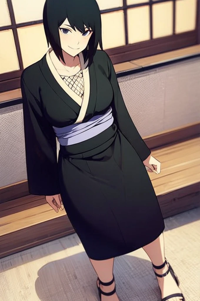 Big and thighs exposed