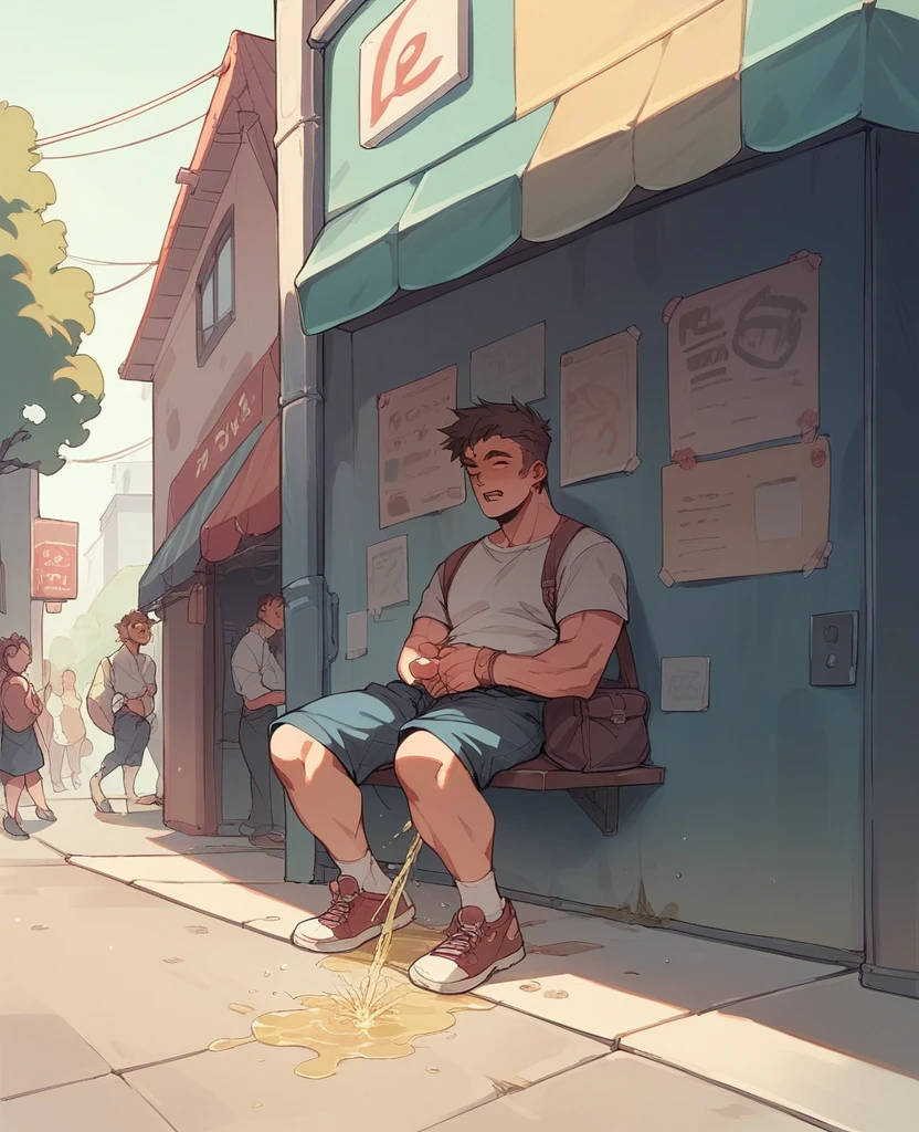 Peeing in public