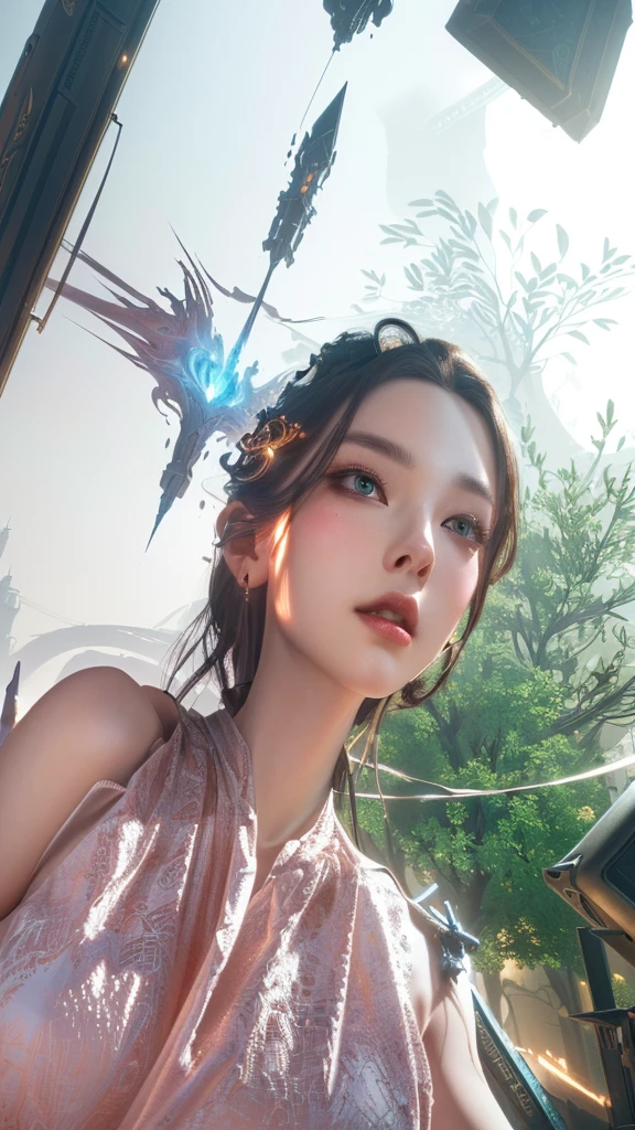 masterpiece, best quality, (extremely detailed CG unity 8k wallpaper), (best quality), (best illustration), (best shadow), absurdres, realistic lighting, (Abyss), beautiful detailed glow, art by PeterMohrBacher,