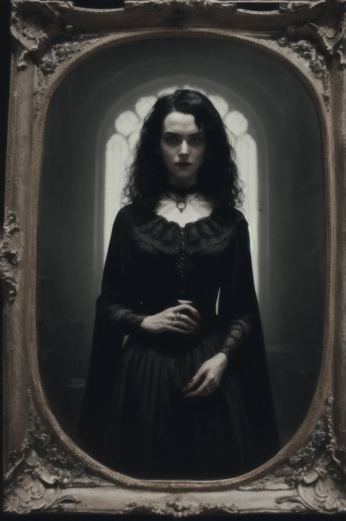 Horrid, possed, black mirror, cult, portrait, Dark magic, ominous, vintage
