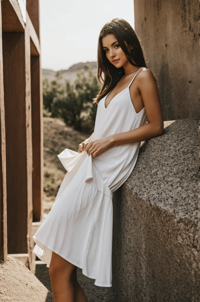 Girl with out dress