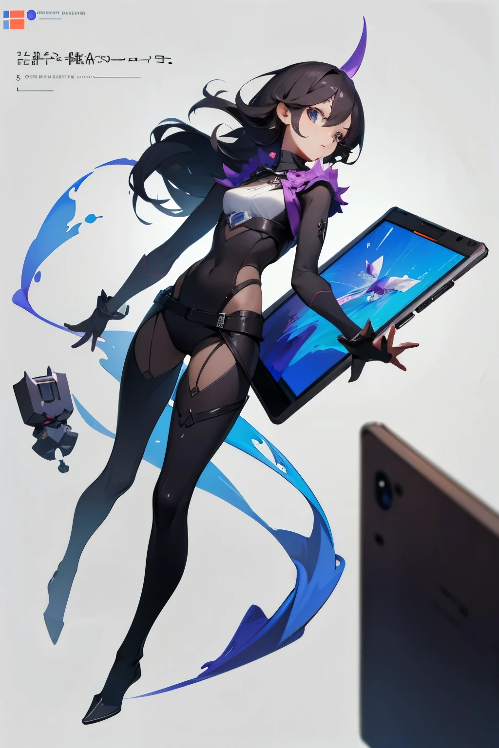 Create a picture that is Obtained from imagination and the surface of the object is not the same. Character Design