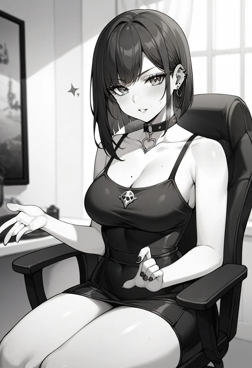 Add color, gothic girl