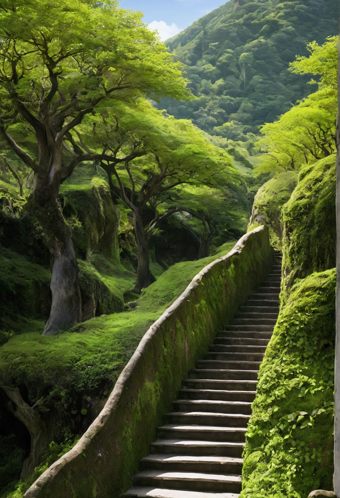 Gracefully nestled in a towering, jagged embrace, Green Mountain々, This heavenly village、A symbol of harmony between the elves and nature.. For steep slopes, Emerald Green Terrain, The house and the path、A harmonious blend of elven craftsmanship and the surrounding wilderness.. Complex, A spiral staircase made of carved stone connects the residences, While narrow bridges of finely carved wood span glittering streams and cascading waterfalls., The stairs connecting this forest village.
Villagers live in harmony with the land, Complex彼らの家, Inspired by nature、Carvings under an ancient canopy, Moss-covered tree. From each terrace、Take in breathtaking views of towering mountain peaks and tranquil valleys, 太陽の光がComplexパターンで葉の間を踊る場所. A towering tree made of alabaster birch々, Their thin branches, Ascending to the sky, Rise up as the village's protector.
Beyond the embrace of the mountains, Dense forests of ancient oaks and silver-leaf aspens stretch out fingers of green toward the village.. here, The elven inhabitants find solace and food, collect herbs, feed, and the finest wood for elegant craftsmanship.. The air is a tapestry of forest scents, Permeated with the fragrant embrace of blooming wildflowers and the chirping of countless birds..
In this elven paradise, A place where nature and art coexist in harmony, The villagers embody the spirit of the forest, What they call home, Resilient and resourceful, Impressive mountain々and is deeply connected to the enchanting forest., It embraces their timeless community.